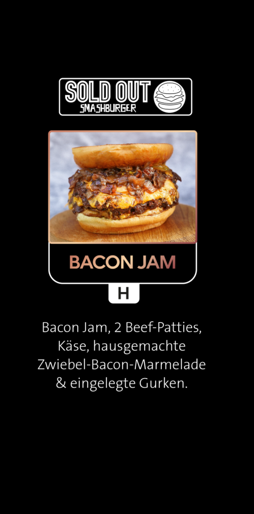 Sold Out Burger The Champions Burger